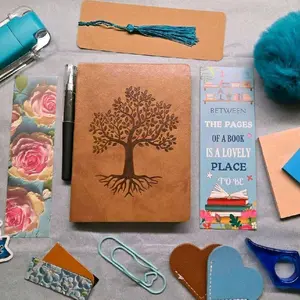 Bookish Bundle - Includes Bookish Pencil Bag & 15 Unique Items - Choose Your Favorite Color - Perfect for Book Lovers