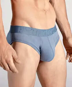Rounderbum Elemental Blue Padded Brief + Smart Package Cup