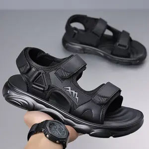 New outdoor sandals with a sporty design; non-slip and wear-resistant, suitable for wading and playing in streams; comfortable to wear, won’t tire your feet, breathable and quick-drying.