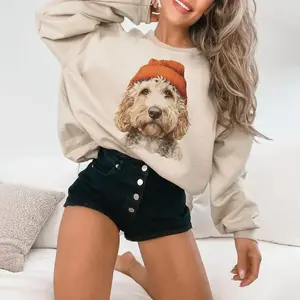 Retro Cockapoo Wearing Beanie Vintage Dog Sweatshirt Vintage Unisex - Bryant Bundle Cost