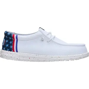 HEYDUDE Wally Americana Mesh - Comfortable Slip on Shoes