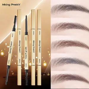 Mking Pretty Precision Pencil - 5-Color Eyebrow Pencil Waterproof Durable Smudge-Proof Quick-Drying Matte Finish for All Skin Types Perfect for Beginners Cosmetic Makeup Blend Universal