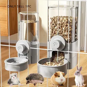 Hangable Pet Feeding Bowl, Automatic Pet Feeder, Hanging Feeder, Food/ Water Dispenser, Large Capacity Pet Feeding Supplies for Cats Dogs Rabbits