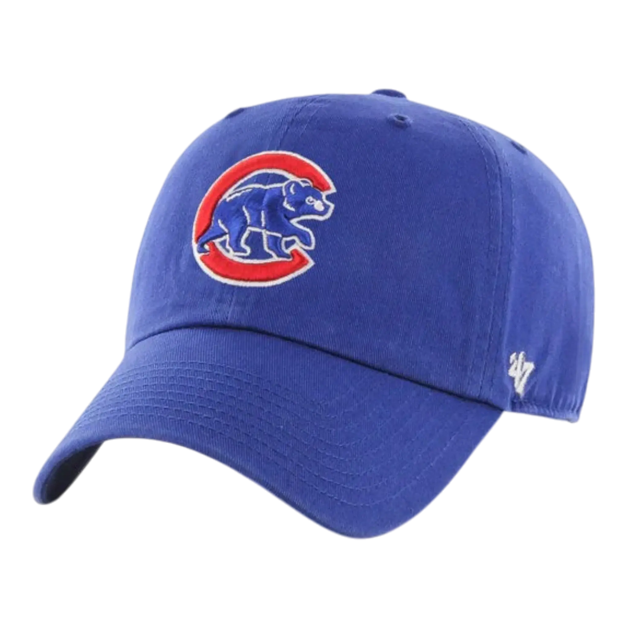 47 Brand Clean Up Chicago Cubs Strapback in Royal Blue | Adjustable Cap
