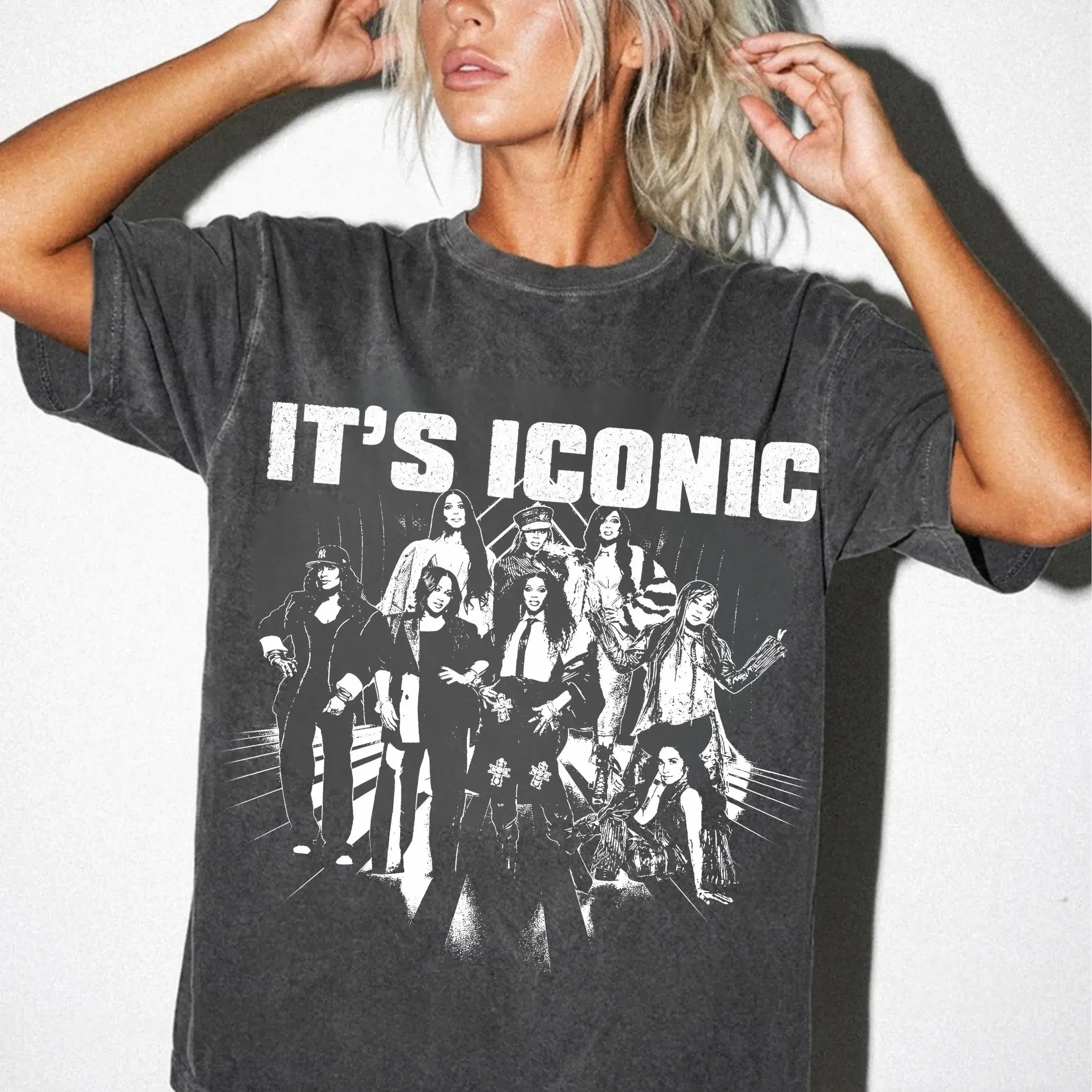 Comfort Colors TLC Salt-N-Pepa En Vogue It's Iconic Merch Tour 2026 Shirt, Women Summer Top, 90s R&B Hip Hop Vintage Style Graphic T-Shirt