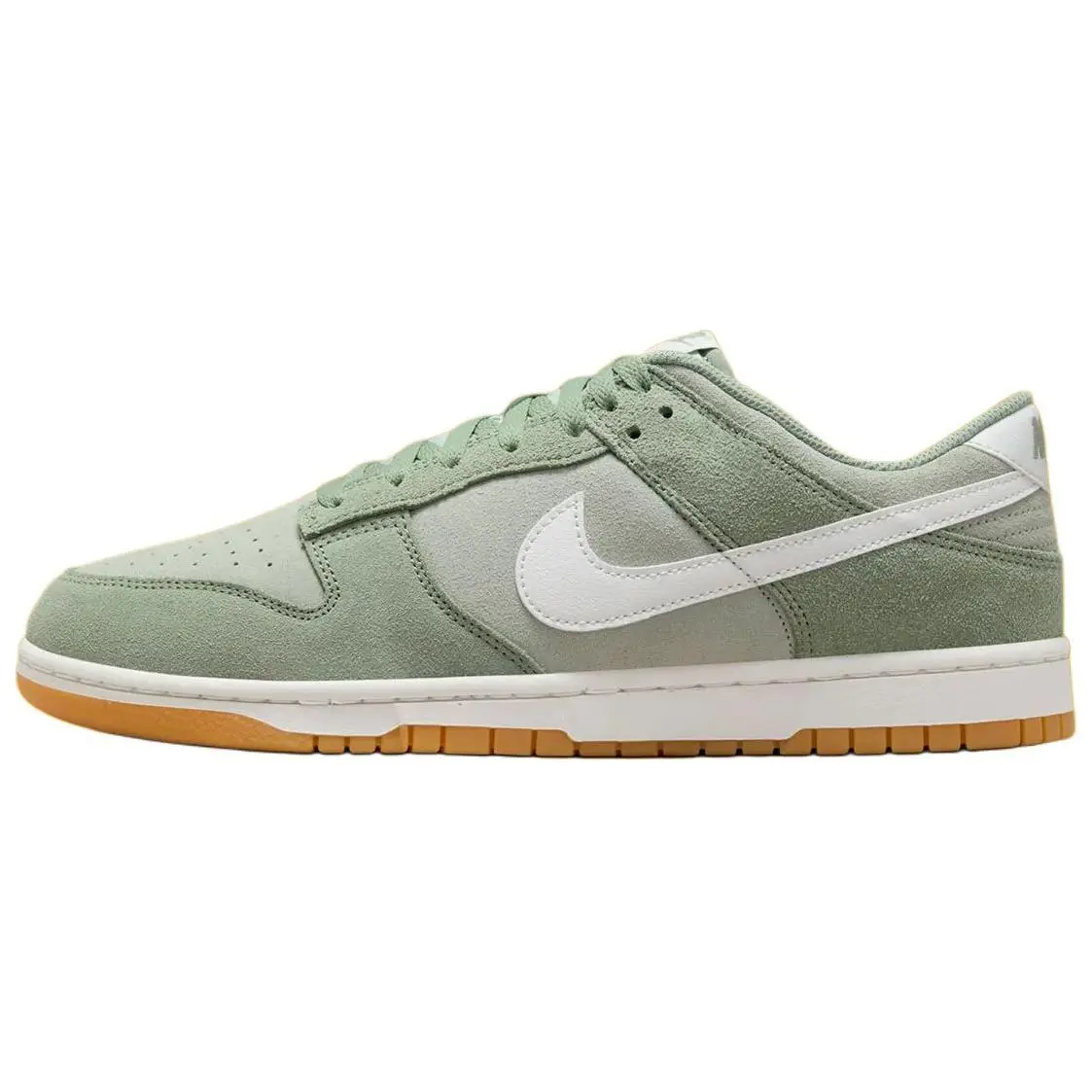 Nike Dunk Low SE 'Jade Horizon Gum' Low-Top Sneaker, Streetwear Lace-Up Shoes, Cushioned for Casual Outings, Premium Suede, Sock-Like Fit