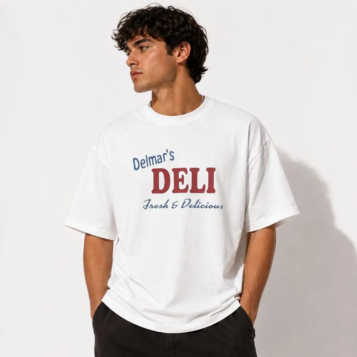 New Day Delmar's Deli Shirt, Peter T-Shirt, Graphic Tee, Unisex Comic Shirt, New York Deli Tee
