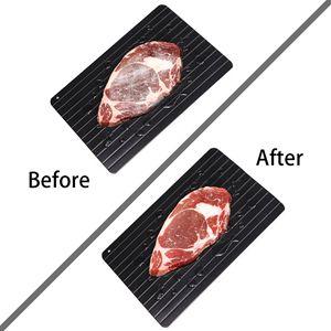Defrosting Tray for Frozen Meat - Dishwasher Safe Large Size Defroster Plate Thawing Tray Defrosting Tray for Frozen Meat - Dishwasher Safe Large Size Defroster Plate Thawing Tray