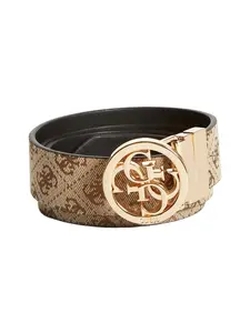 GUESS Female Reversible Jacquard Quattro G Belt