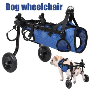 Adjustable Pet Wheelchair, Dog Recovery Walking Aid Car, Pet Wheelchair for Supporting Disabled and Injured Dogs, Pet Commuting Carrier