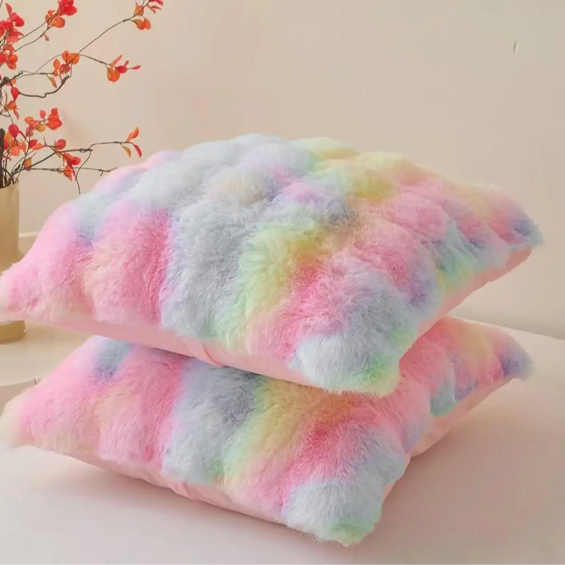 Rainbow Pillowcase18*18in