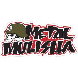 Metal Mulisha Skull Wtext Logo Vinyl Sticker Window Decal