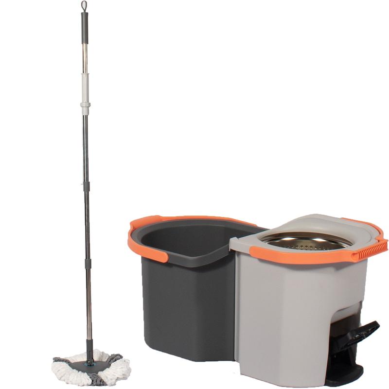 Wixany Spin Easy Mop Set with 360-Degree Rotating Mop & Bucket Set with Pedal for Self-Cleaning Effortless Cleaning