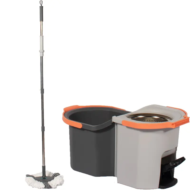 Wixany Spin Easy Mop Set with 360-Degree Rotating Mop & Bucket Set with Pedal for Self-Cleaning Effortless Cleaning