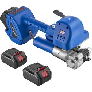 VEVOR Polyester Strapping Roll, 330' Lengthx 3/4 Widthx 0.03 Thickness, 1763 lbs Break Strength, Heavy Duty Banding Pallet Strap Coil, Portable Strong Banding Packing Straps, WhiteVEVOR Super Brand Day