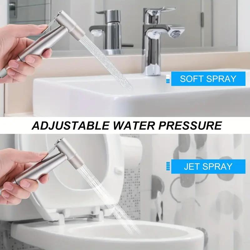 Handheld Shower Kit for Wash Basin, 1.5m Flexible Hose, Kitchen & Bathroom Faucet Spray Accessories, Adapter G1/2, Shampoo, Pet Shower Use, Handheld Shower Attachment