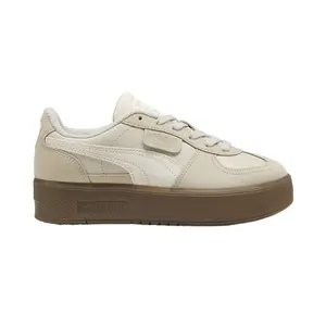 PUMA Womens Palermo Elevata Prm Lace Up Sneakers Shoes Casual - Beige