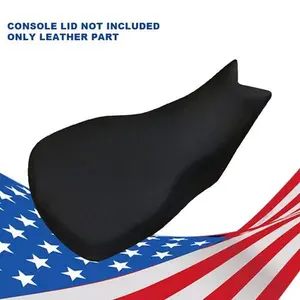 CROSSDESIGN Fit For 2009-2016 Polaris Sportsman 550 850 XP Seat Cover ATV Black Leather US