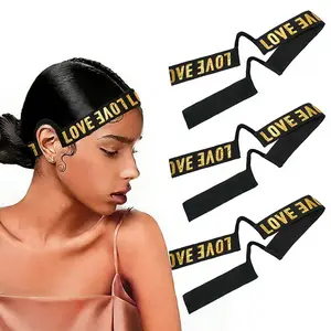 3pcs Lace Melting Band，Elastic Bands for Wigs - Lace Melting, Edge Wrap to Lay Edges,Ear Free Elastic Wig Band for Lace Front Wigs Zero Ear Pressusre Melting Edge Band