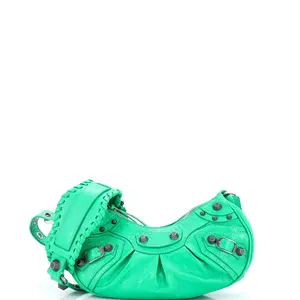 Pre-owned Balenciaga Leather Shoulder Bags Le Cagole Giant Studs Shoulder Bag XS by Rebag