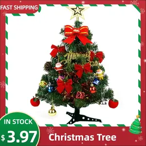 Mini Tabletop Christmas Tree – Small Desk Xmas Tree with Decorations – Perfect for Home & Party Holiday Decor (30/45/60cm)