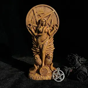 Pagan Altar Goddess Witch Snake Woman Statue, Home Decor Ornament, Home Decoration, Unique Art Sculpture, Decorative Sculptures, Ideal Gift for Collectors & Fans