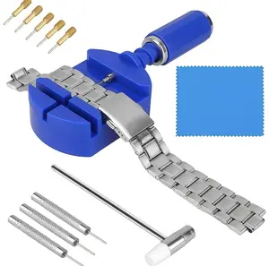 11 Pcs Watch Strap Removal Tool - Easy-to-Use Steel Belt Dismantling Device for Watch Straps - Quick Fix in Less Than a Minute