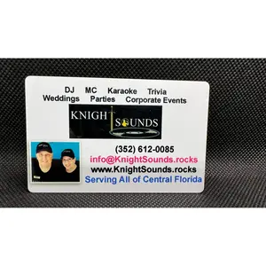 Custom Metal Photo Business Cards with Your Own Design/Photo (Set of 50 cards)