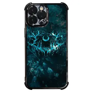 Phone Case - 1 pc Lorna Shore Blue Logo Phone Case Featuring an Electroplated Design, This Protective Cover Includes Reinforced Cushioning And Collision Prevention, Compatible with Various for iphone Models Including 17, 16, 15, 14, 13 Pro Max