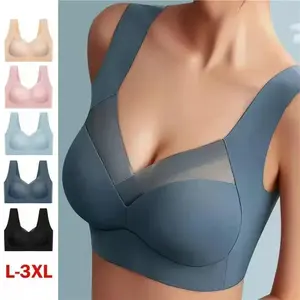 5pcs Seamless Push-Up Comfort Bra for Women | Wireless Everyday Support with Breathable Fabric  Womenswear Bridal Smooth Elegance Style Essential