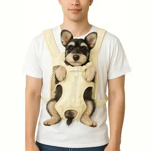 Pet Dog Backpack, Adjustable Comfortable Harness, Breathable Outdoor Gear, Ideal for Walks and Adventures, Durable and Lightweight Design, Animal Carrier