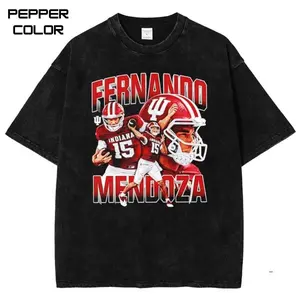 Fernando Mendoza Graphic T-Shirt, Indiana Football Shirt, Game Day Shirt, Sports Y2k Tee, College star shirt, Unisex Streetwear Tee, cotton crewneck shirt, Fan Gift Tee