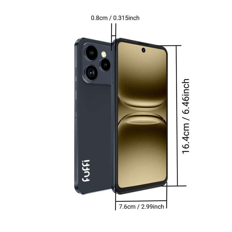 Fuffi-M17 Pro Touchscreen Smartphone, 6.56-Inch HD Screen, 3gb RAM 32GB Storage, 2mp Camera, 3100mah Battery, Bluetooth-compatible GPS, Metal Frame, Android 4g Dual Sim