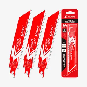 EZARC Carbide Reciprocating Saw Blade For Thick Metal/Cast Iron/Alloy Steel, Metal Cutting,