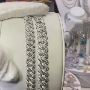 Ramiro - 2, 8”12mm moissanite Cuban link bracelets