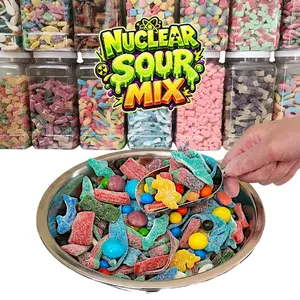 Aliens Poop Nuclear Sour Candy Mix Challenge 1 Pound | 6 Different Extreme Sour Candy Mix