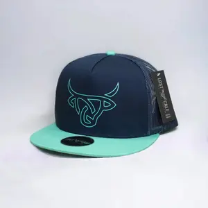 Splitfin Navy Blue Lost Calf Cap
