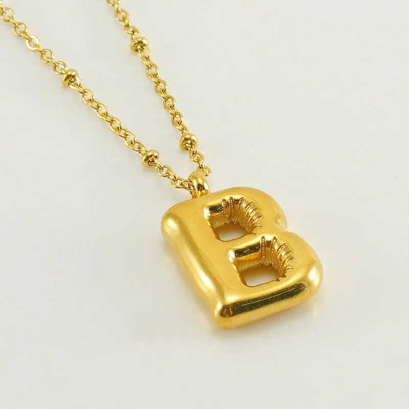 Gold B (with chain)