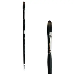 Trekell Spectrum Long Handle Artist Brush - Size #4 Long Filbert