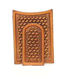 Nocona Wallet Clip Basket Weave N5428908