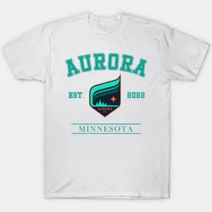 Minnesota Aurora USL W Vintage Logo T-Shirt F7P