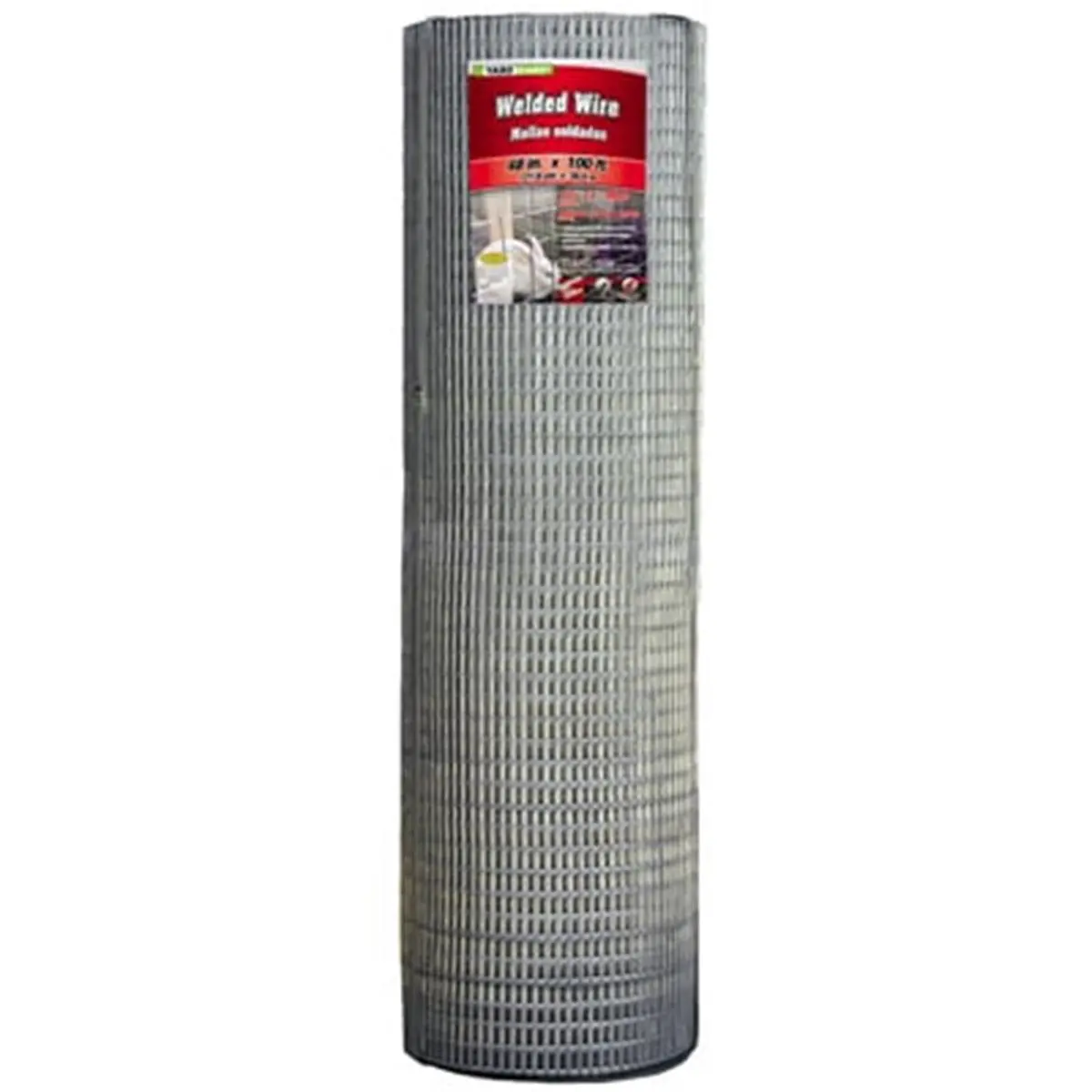 Midwest Air 16 Gauge Galvanized Metal Welded Wire - 48 in. x 100 ft, 1 x 1/2 in. Mesh, 141.76 lbs, Corrosion-Resistant Outdoor Wire for Home Improvement, Gardening, Raised Beds, Corrosion Res.