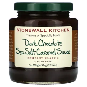 Stonewall Kitchen Dark Chocolate Sea Salt Caramel Sauce, 12.5 oz  (354 g)