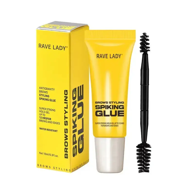 Eyebrow Styling Adhesive Tape & Brush with 3D Brow Shaping Gel, Brow Lamination Gel, Brow Styler Gel, Strong Hold, Waterproof & Sweat-Resistant, Long-Lasting Transparent Gel for Natural Look