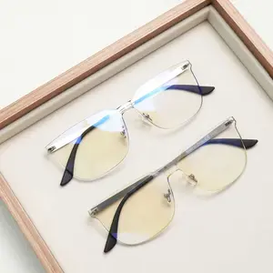 2-Piece Dual-Focus Integrated Blue Light Blocking Reading Glasses Suitable For Men And Women Professional Style, Sharp And Charming Ideal For Everyday Use