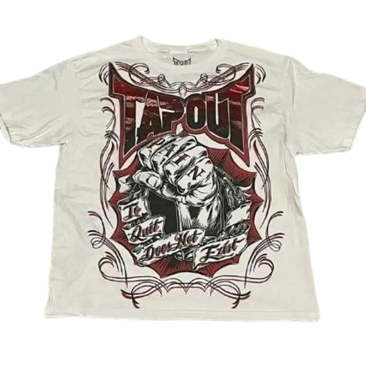 Streetwear Tapout T Shirt Y2K Tops Hip Hop Graphic Print Oversized White TShirt Men Women Round Neck Cotton Short Sleeve Clothes7 Sweatshirt, Hoodie, Comfort Colors Menswear Unisex
