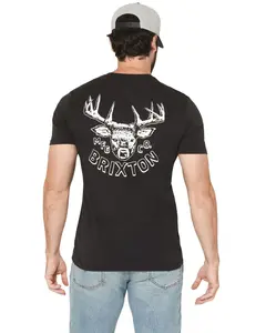 Brixton Men's Berrick Short Sleeve Graphic T-Shirt - 17328-Black