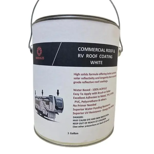 White RV Roof Coating- 1 Gal. can - 1 can / case-FREE DELIVERY
