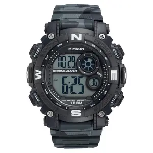 Miykon Military Watches for Men | Tactical Sports Digital Watch Men | Lightweight Shockproof Resin, Super Illuminator, Stopwatch and Timer, Alarm, Dual Time, 24hr Military Time, 100M Water Resistant