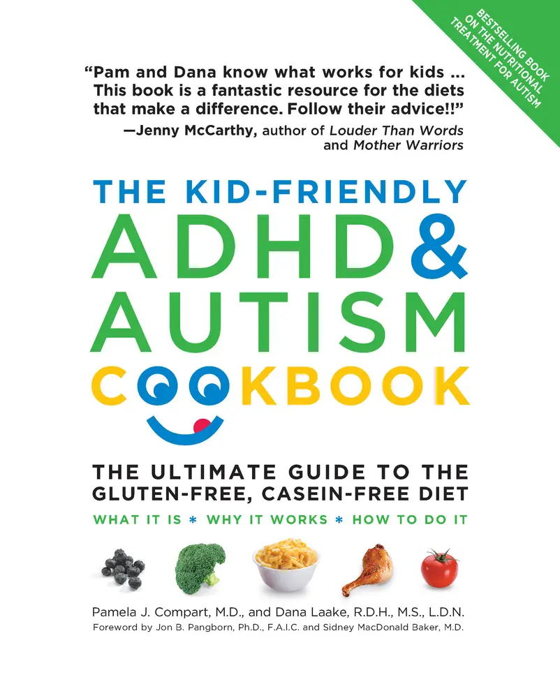 USED Book - The Kid-Friendly ADHD & Autism Cookbook: The Ultimate Guide to the Gluten-Free, Casein-Free Diet by Compart, Pamela J. (Paperback) - english